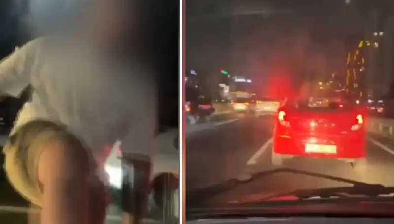 Trafik Magandası Kameralara Yansıdı! O Anlar Şok Etti