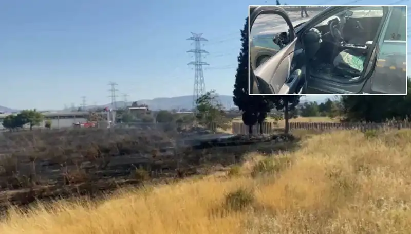 İzmir'deki Otluk Alan Yangını, AVM Otoparkında Büyük Zarara Neden Oldu