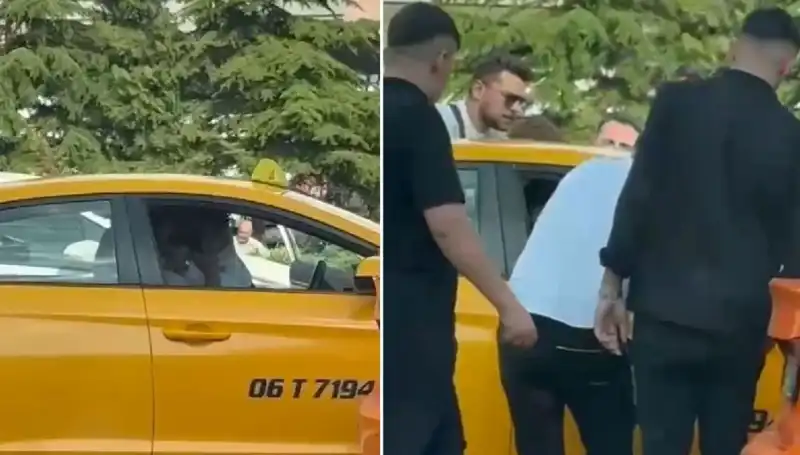 Trafikte Tartıştığı Taksi Şoförüne Yumruk Atan Genç Gözaltına Alındı