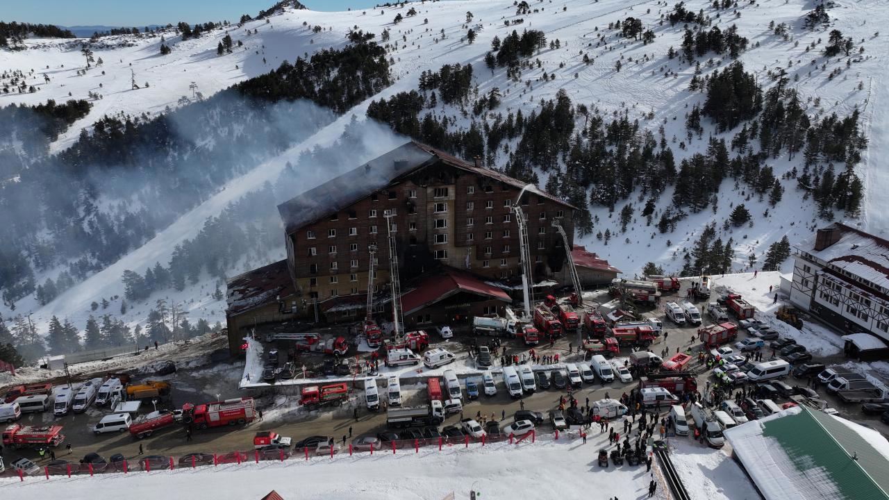 Kartalkaya'daki Otelle İlgili Yangında 6 Zanlı Tutuklandı