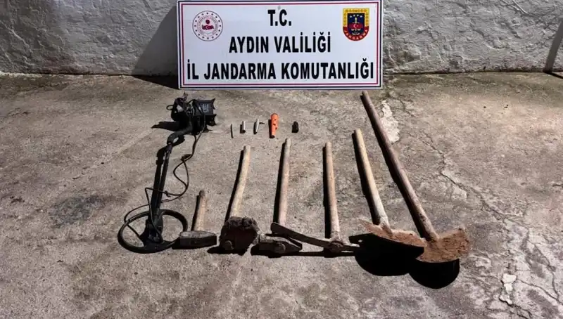 Aydın'da Kaçak Kazıcılar Suçüstü: Tarihi Eserler Koruma Altında