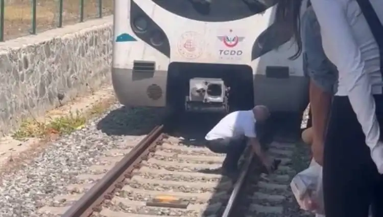 Raylardaki Kediyi Gören Makinistten Örnek Davranış: Marmaray'ı Durdurdu